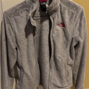 The North Face Women's Light Gray Teddy Jacket